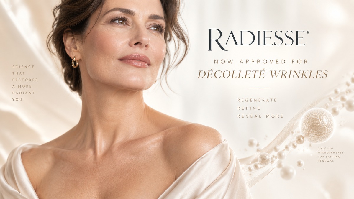 RADIESSE — новое одобрение FDA для коррекции морщин декольте